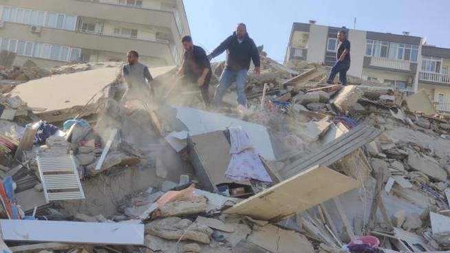 Danni del terremoto in Turchia